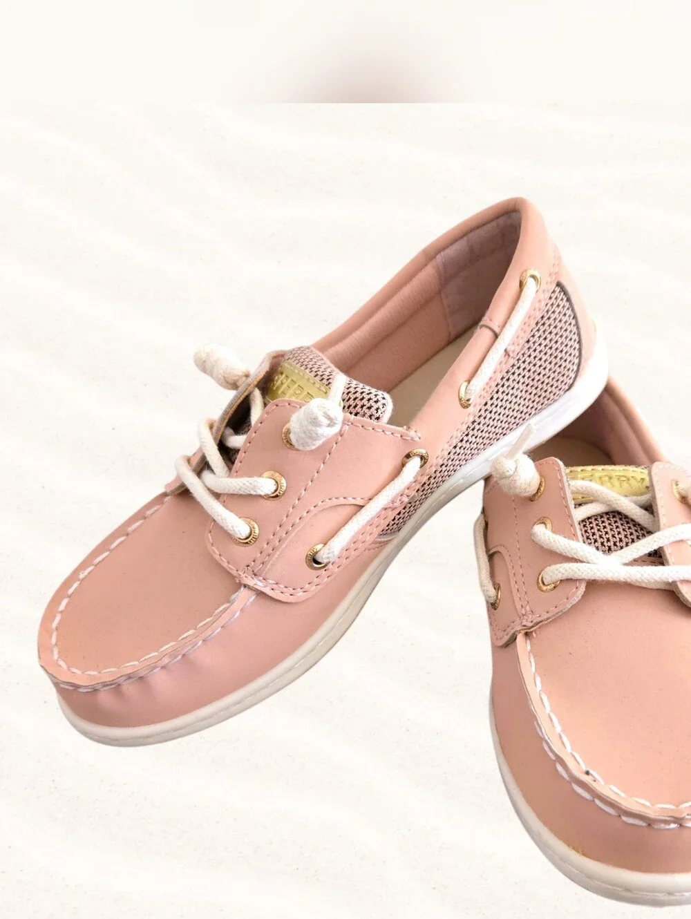 Sperry Girl's, Songfish (Little Kid/Big Kid) Cameo Rose, 13.5 Medium